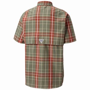 Columbia PFG Super Bonehead Classic™ Shortärmad Skjorta Herr Grå/Gröna (FMROV0682)